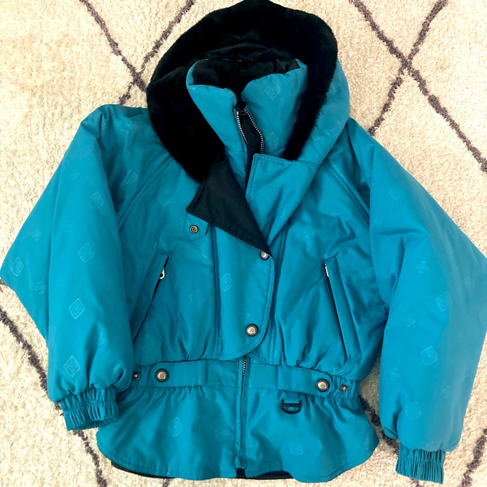 Vintage Blackbear Womens, Ski Jacket Coat, Lined, Hooded, Medium, Snowboard Coat